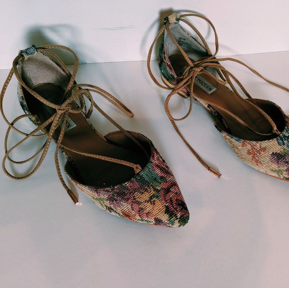 Cute lace up flats